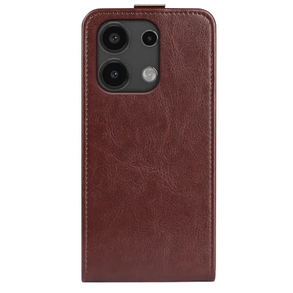 Vyklápacie puzdro pre Xiaomi Redmi Note 13 hnedé