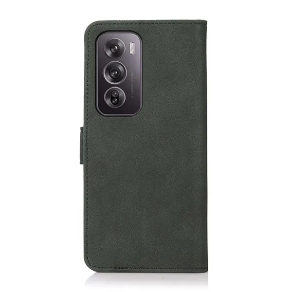 KHAZNEH MATTE Zaklápacie puzdro pre Oppo Reno12 Pro 5G zelené