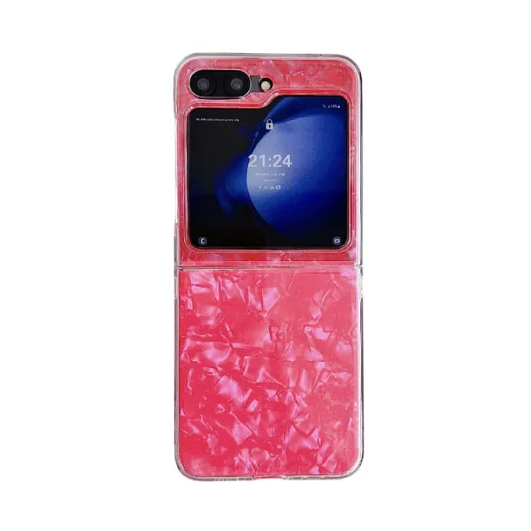 PEARL Ochranný kryt pre Samsung Galaxy Z Flip7 FE 5G / Flip6 5G RED PINK