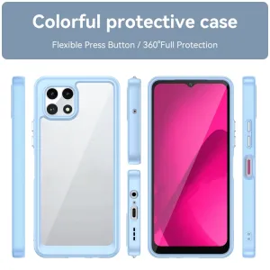CRYSTAL Ochranný kryt pre T Phone 2 modrý