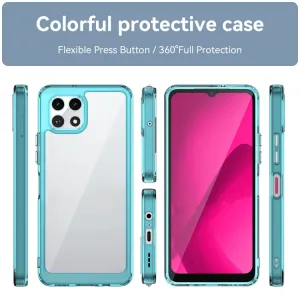 CRYSTAL Ochranný kryt pre T Phone 2 tyrkysový