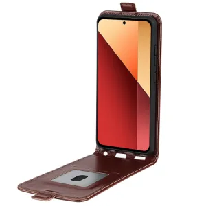 Vyklápacie puzdro pre Xiaomi Redmi Note 13 Pro hnedé