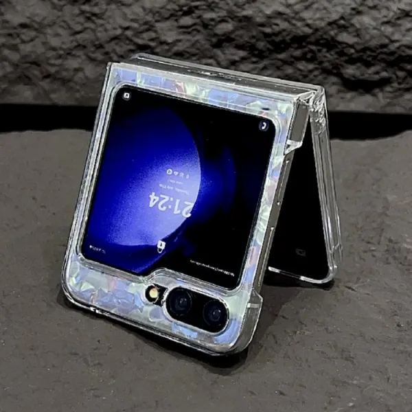 PEARL Ochranný kryt pre Samsung Galaxy Z Flip7 FE 5G / Flip6 5G WHITE