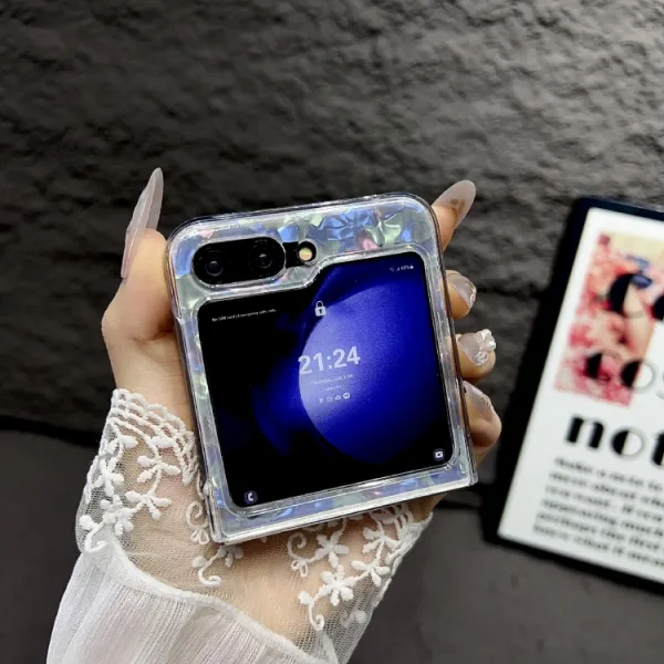 PEARL Ochranný kryt pre Samsung Galaxy Z Flip7 FE 5G / Flip6 5G WHITE