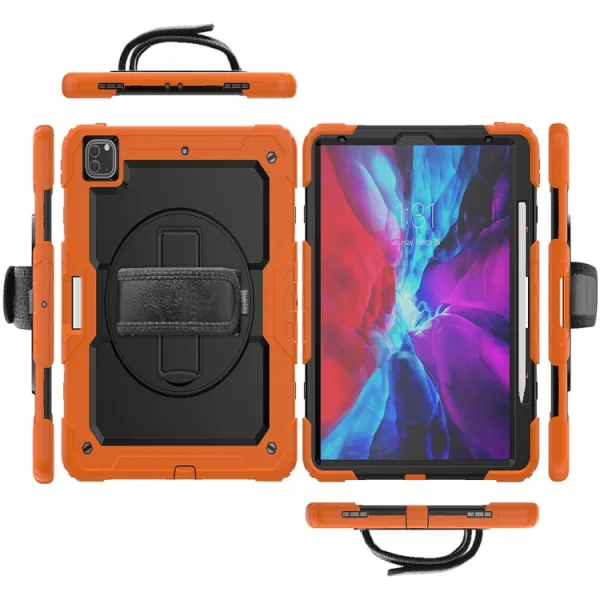 SOLID 360 Odolný obal pre Apple iPad Pro 13 2024 / M5 2025 oranžový