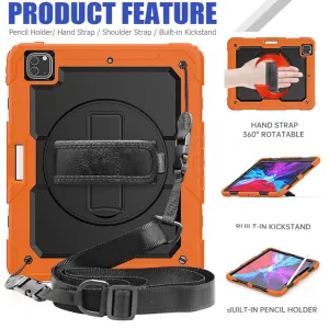 SOLID 360 Odolný obal pre Apple iPad Pro 13 2024 / M5 2025 oranžový