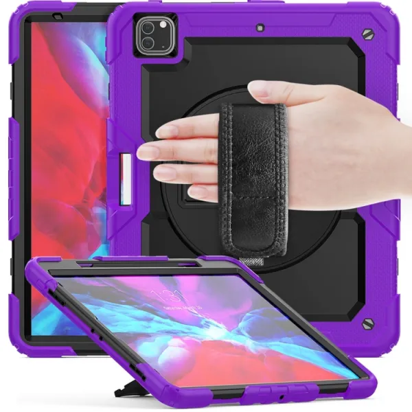 SOLID 360 Odolný obal pre Apple iPad Pro 13 2024 / M5 2025 fialový
