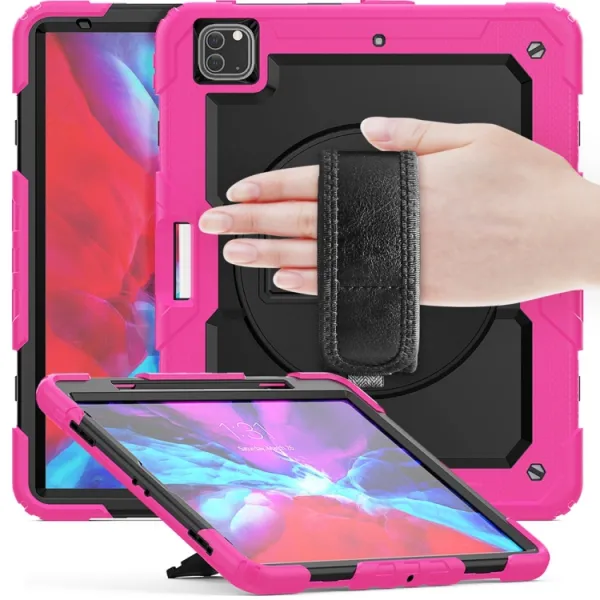 SOLID 360 Odolný obal pre Apple iPad Pro 13 2024 / M5 2025 ružový