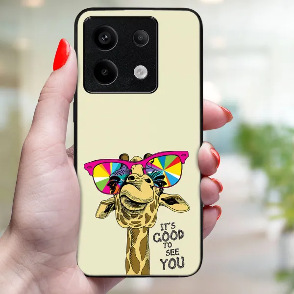 MY ART Ochranný kryt pre Xiaomi Redmi Note 13 5G GIRAFFE (180)