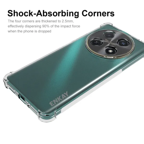 ENKAY AIRBAG Extra odolný kryt Huawei Nova 12i priehľadný