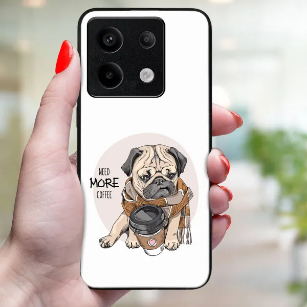 MY ART Ochranný kryt pre Xiaomi Redmi Note 13 5G MORE COFFEE (184)