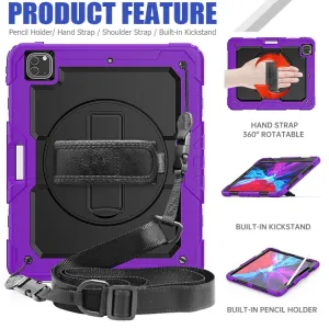 SOLID 360 Odolný obal pre Apple iPad Pro 13 2024 / M5 2025 fialový