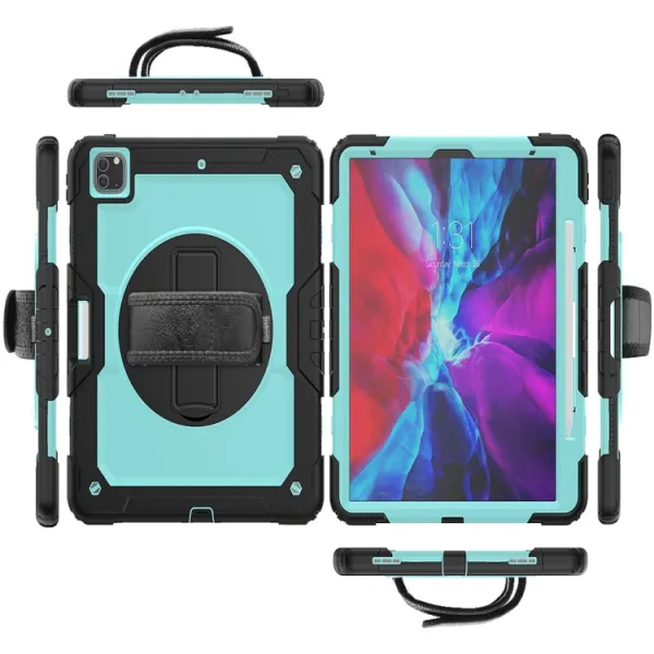 SOLID 360 Odolný obal pre Apple iPad Pro 13 2024 / M5 2025 svetlomodrý
