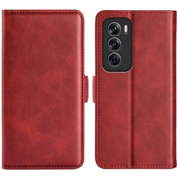 SIDE Peňaženkové puzdro pre Oppo Reno12 Pro 5G červené