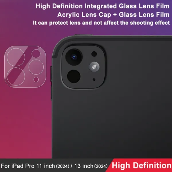 IMAK FULL COVER Sklo pre fotoaparát Apple iPad Pro 11 2024 / iPad Pro 13 2024