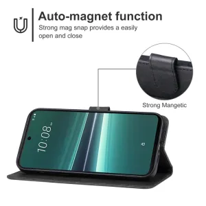 SMOOTH Peňaženkové puzdro pre HTC U24 Pro čierne