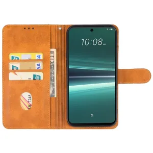 SMOOTH Peňaženkové puzdro pre HTC U24 Pro hnedé