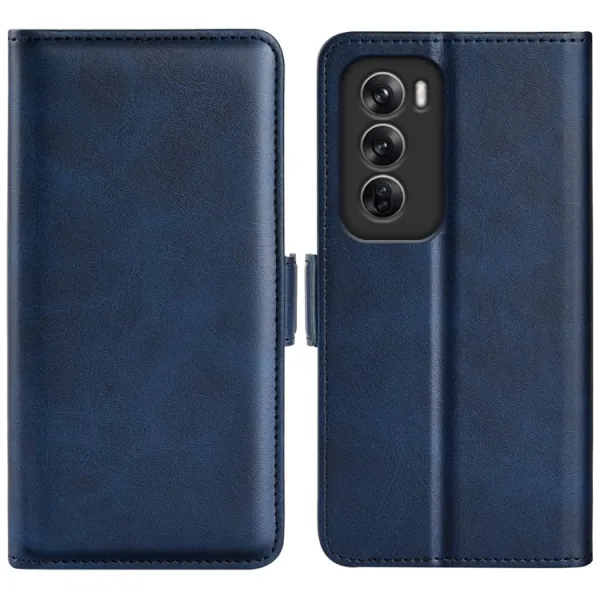 SIDE Peňaženkové puzdro pre Oppo Reno12 Pro 5G modré