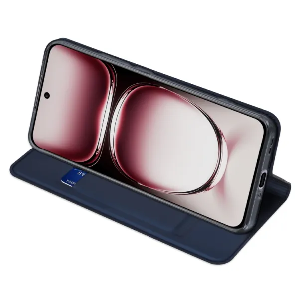DUX Zaklápacie puzdro pre Oppo Reno12 5G modré