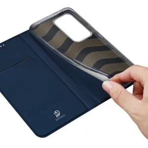 DUX Zaklápacie puzdro pre Oppo Reno12 5G modré