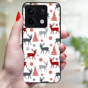 MY ART Kryt s vianočným dizajnom Xiaomi Redmi Note 13 5G DEER (068)