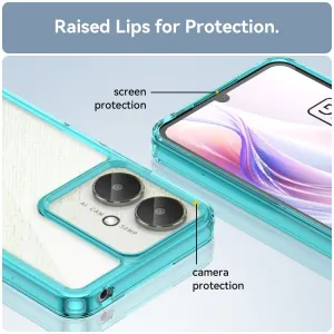 CRYSTAL Ochranný obal pre Xiaomi Redmi 13C 5G tyrkysový