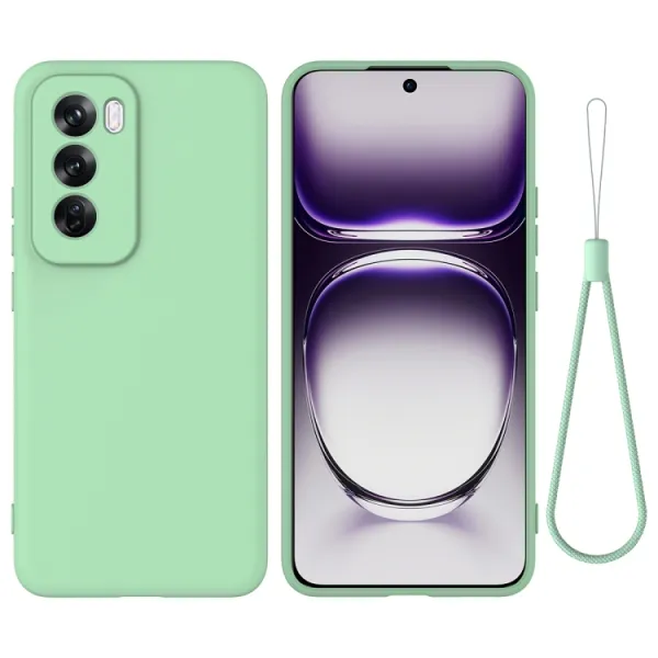 RUBBER Ochranný obal pre Oppo Reno12 5G zelený