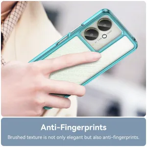 CRYSTAL Ochranný obal pre Xiaomi Redmi 13C 5G tyrkysový