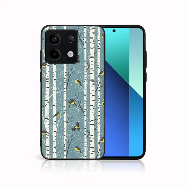 MY ART Kryt s vianočným dizajnom Xiaomi Redmi Note 13 5G BIRCH (072)