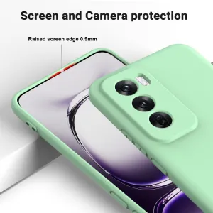 RUBBER Ochranný obal pre Oppo Reno12 5G zelený