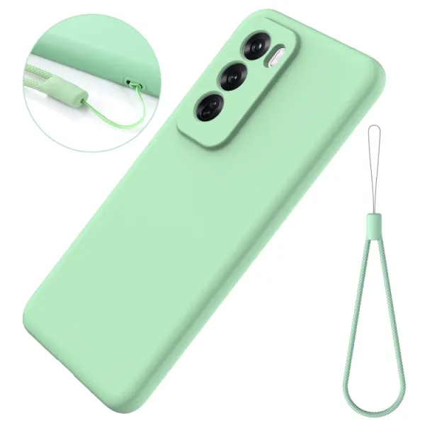 RUBBER Ochranný obal pre Oppo Reno12 5G zelený