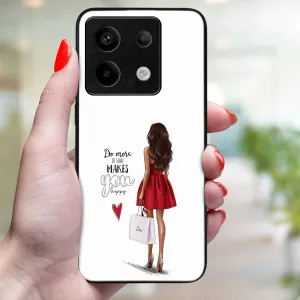 MY ART Ochranný kryt pre Xiaomi Redmi Note 13 5G RED DRESS (137)