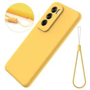 RUBBER Ochranný obal pre Oppo Reno12 5G žltý