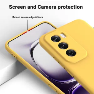 RUBBER Ochranný obal pre Oppo Reno12 5G žltý