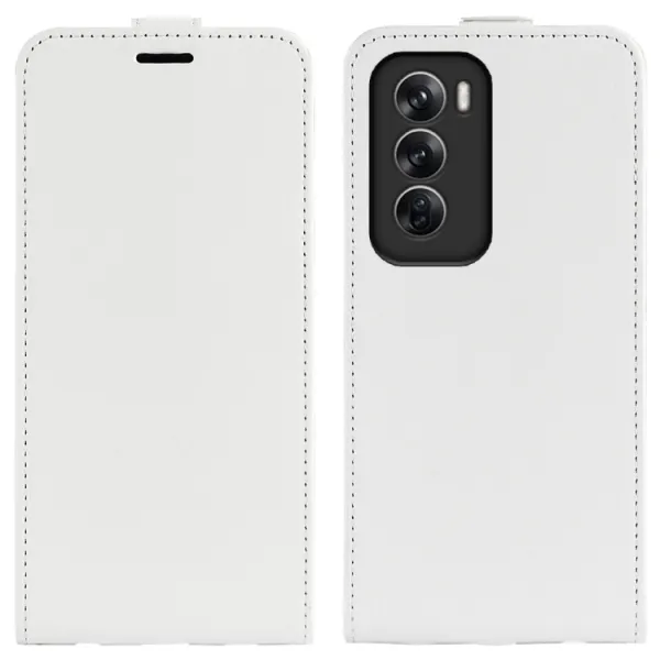 Vyklápacie puzdro pre Oppo Reno12 5G biele