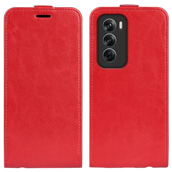 Vyklápacie puzdro pre Oppo Reno12 5G červené