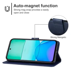 SMOOTH Peňaženkové puzdro pre Xiaomi Redmi 13 modré