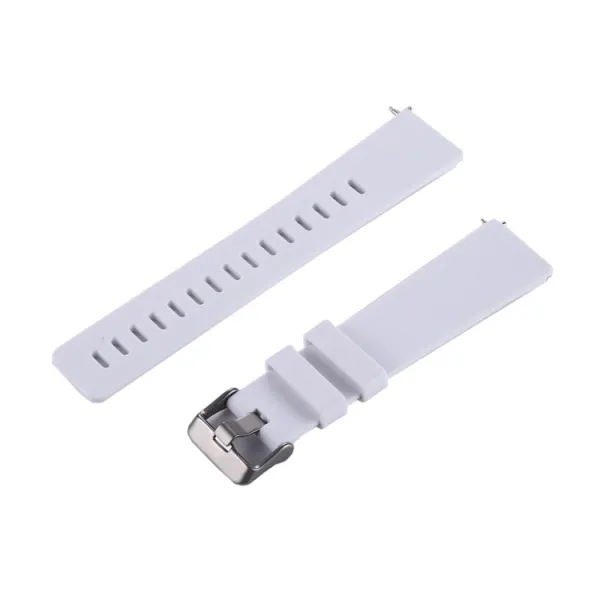 SILICONE Vymeniteľný remienok pre Fitbit Versa / Versa 2 biely