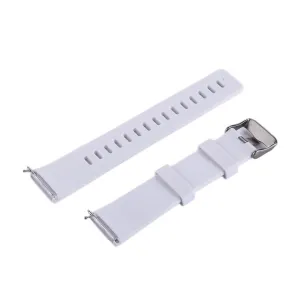 SILICONE Vymeniteľný remienok pre Fitbit Versa / Versa 2 biely