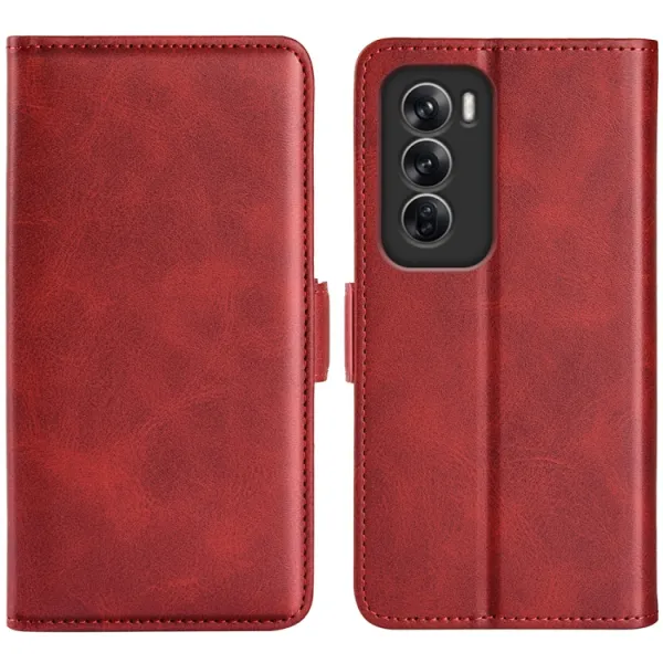 SIDE Peňaženkové puzdro pre Oppo Reno12 5G červené