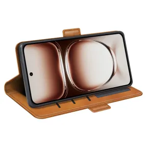 SIDE Peňaženkové puzdro pre Oppo Reno12 5G svetlohnedé