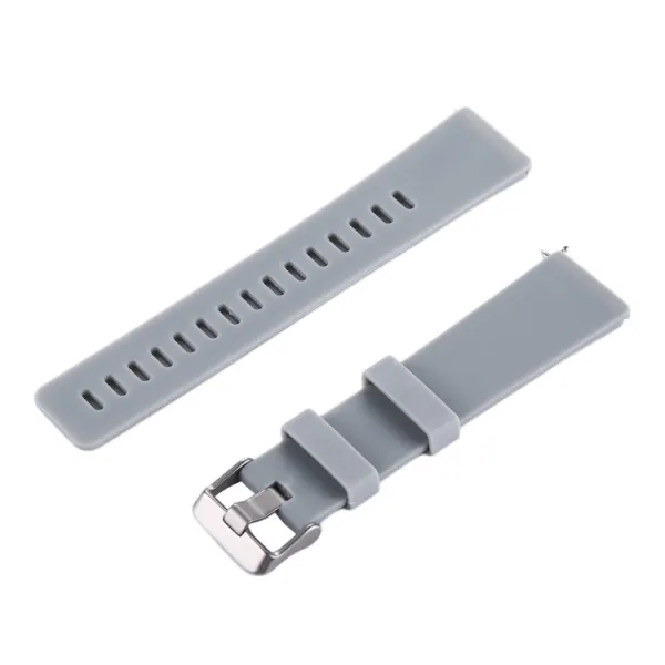SILICONE Vymeniteľný remienok pre Fitbit Versa / Versa 2 šedý