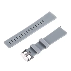 SILICONE Vymeniteľný remienok pre Fitbit Versa / Versa 2 šedý