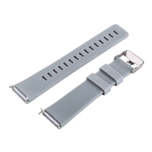 SILICONE Vymeniteľný remienok pre Fitbit Versa / Versa 2 šedý