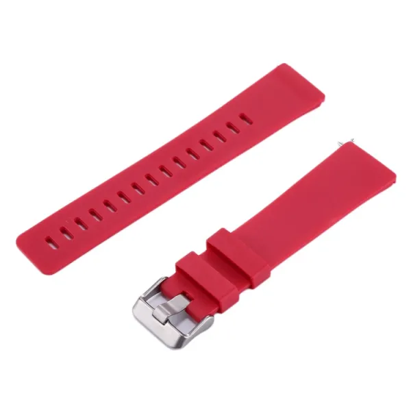SILICONE Vymeniteľný remienok pre Fitbit Versa / Versa 2 červený