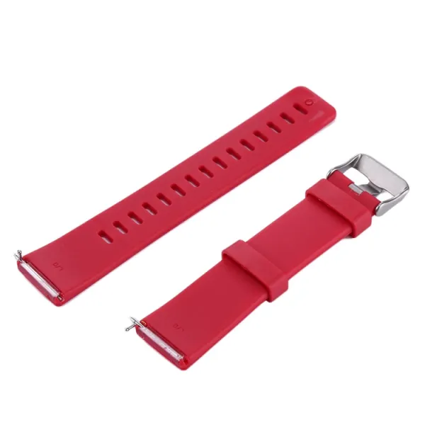 SILICONE Vymeniteľný remienok pre Fitbit Versa / Versa 2 červený