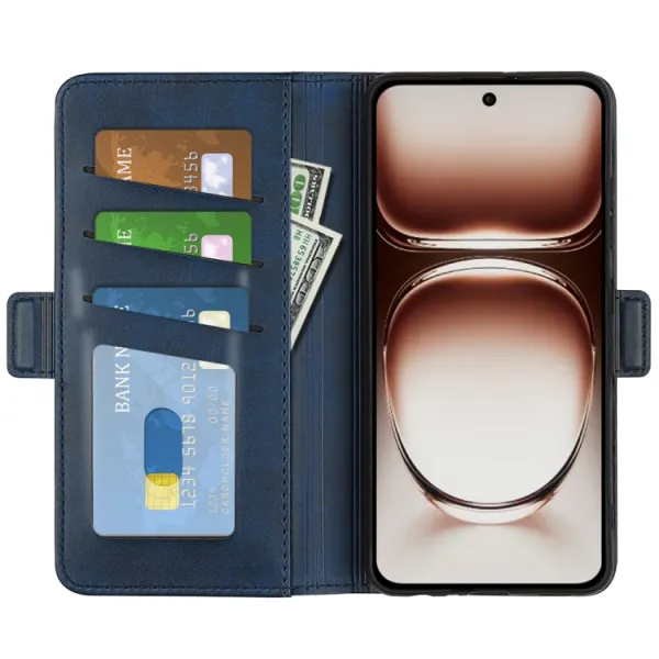 SIDE Peňaženkové puzdro pre Oppo Reno12 5G modré