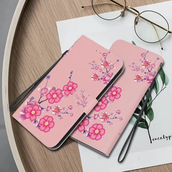 ART Peňaženkový kryt pre Xiaomi Redmi 13 CHERRY BLOSSOM