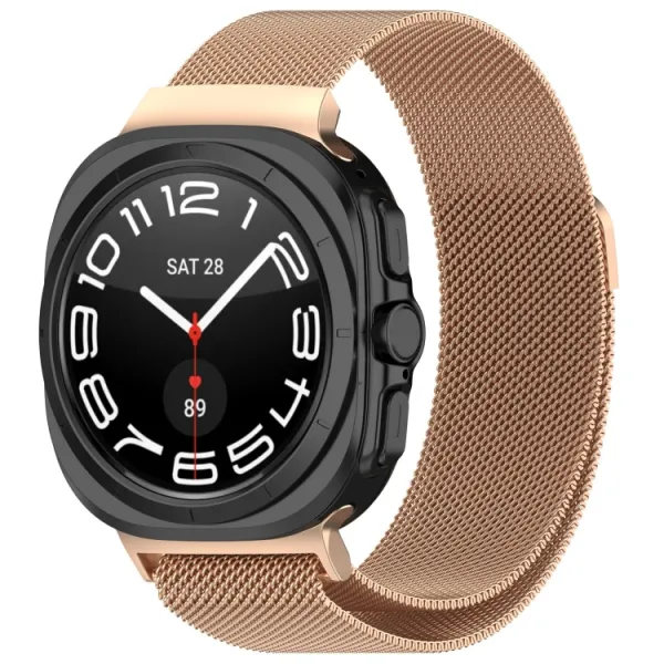 MILANESE Kovový remienok pre Samsung Galaxy Watch Ultra / Watch Ultra 2025 ružovozlatý