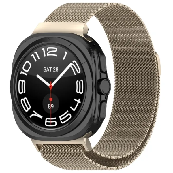 MILANESE Kovový remienok pre Samsung Galaxy Watch Ultra / Watch Ultra 2025 STARLIGHT